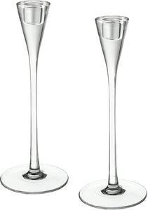 Gästvänlig Candlestick, Clear Glass x2