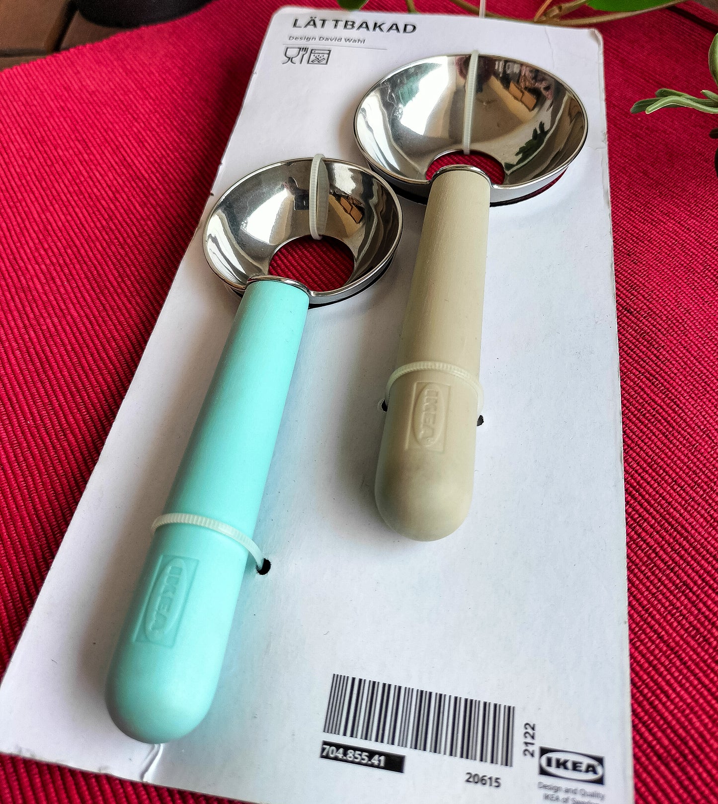 LÄTTBAKAD Cookie scoop, set of 2