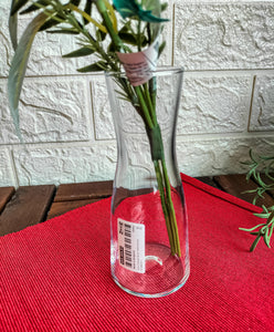 TIDVATTEN Vase, clear glass