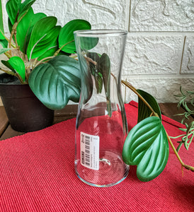 TIDVATTEN Vase, clear glass