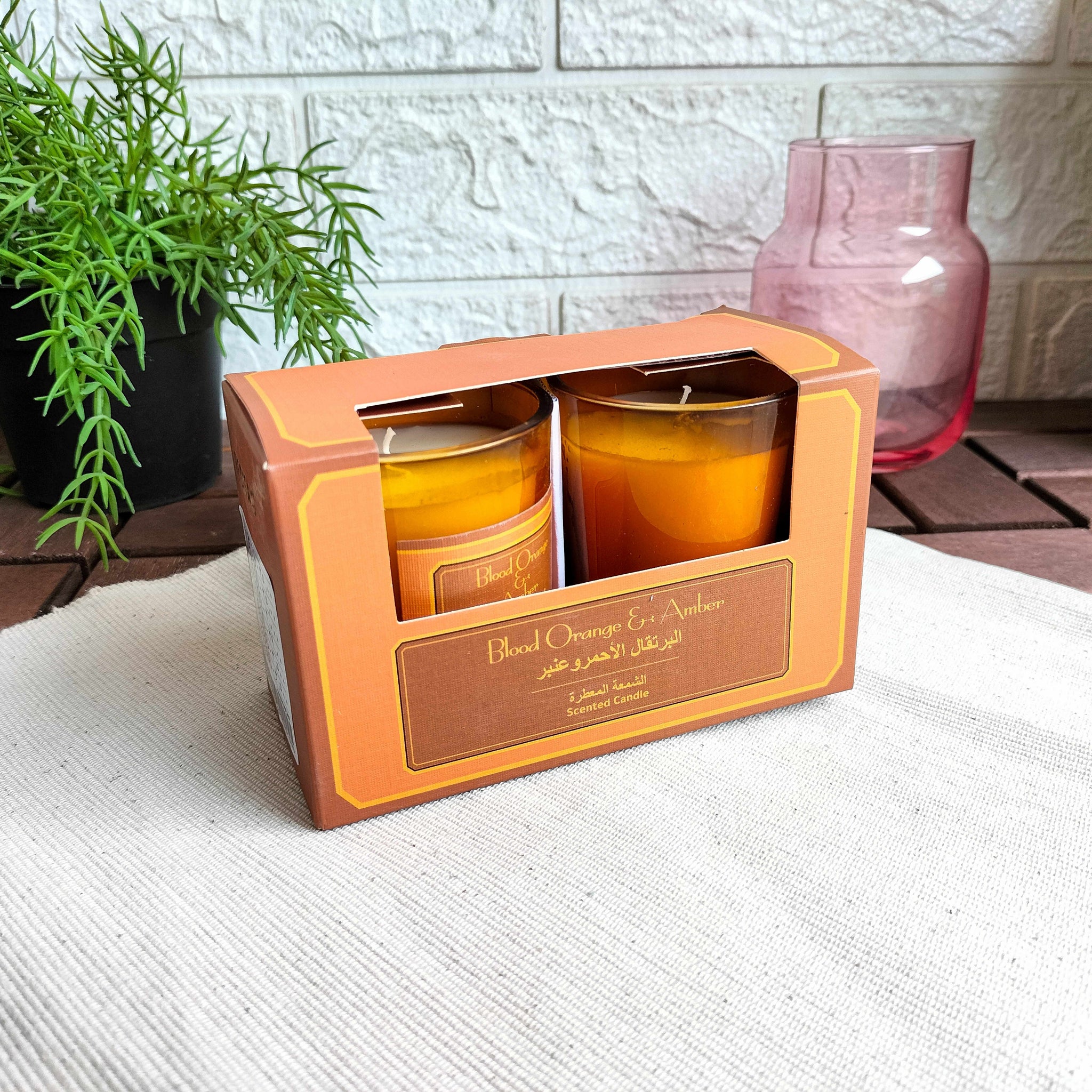 Red tag Blood Orange & Amber Scented candles