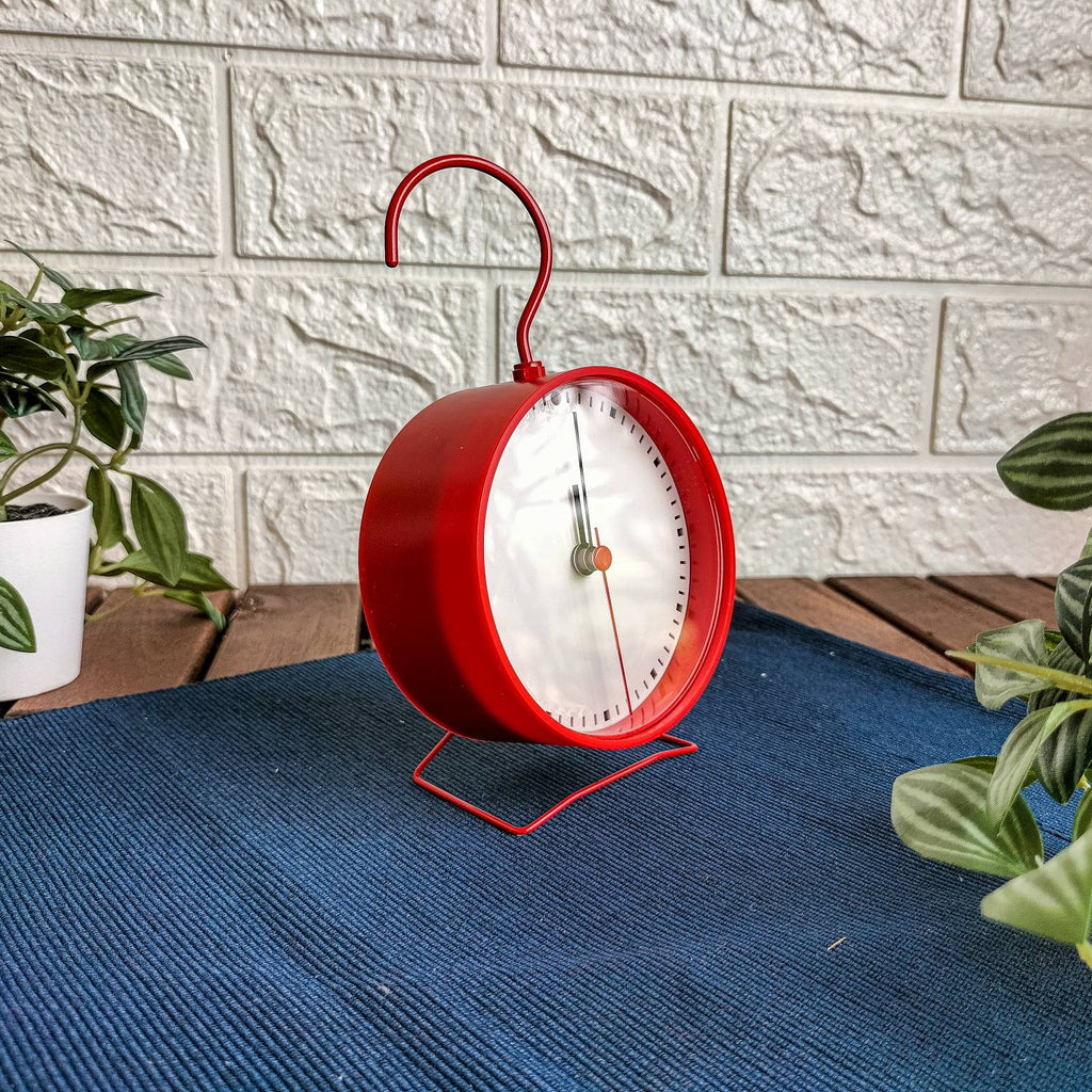 SNIFFA Clock, Red 9x15 cm