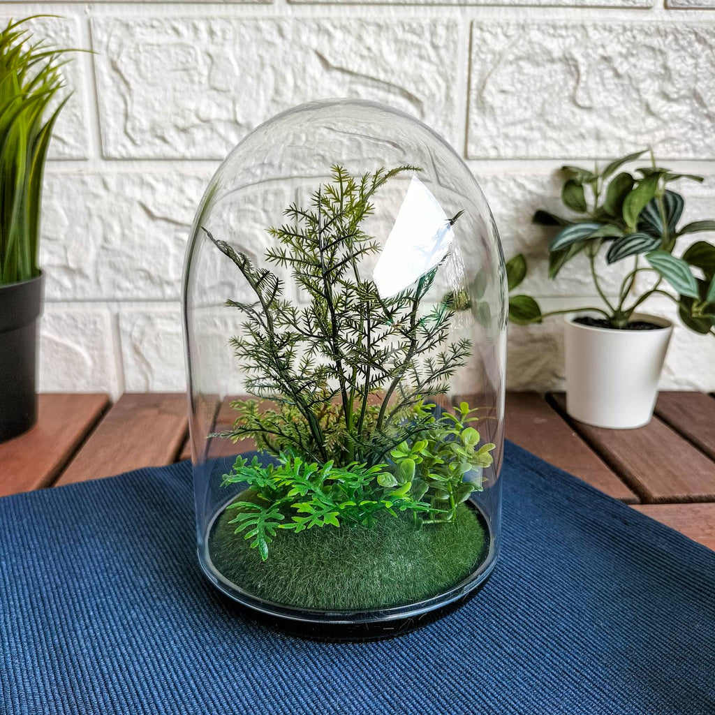INVÄNDIG Artificial terrarium, dome