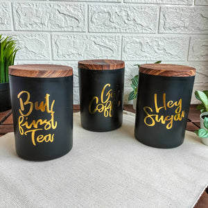 Tea Coffee Sugar Jars