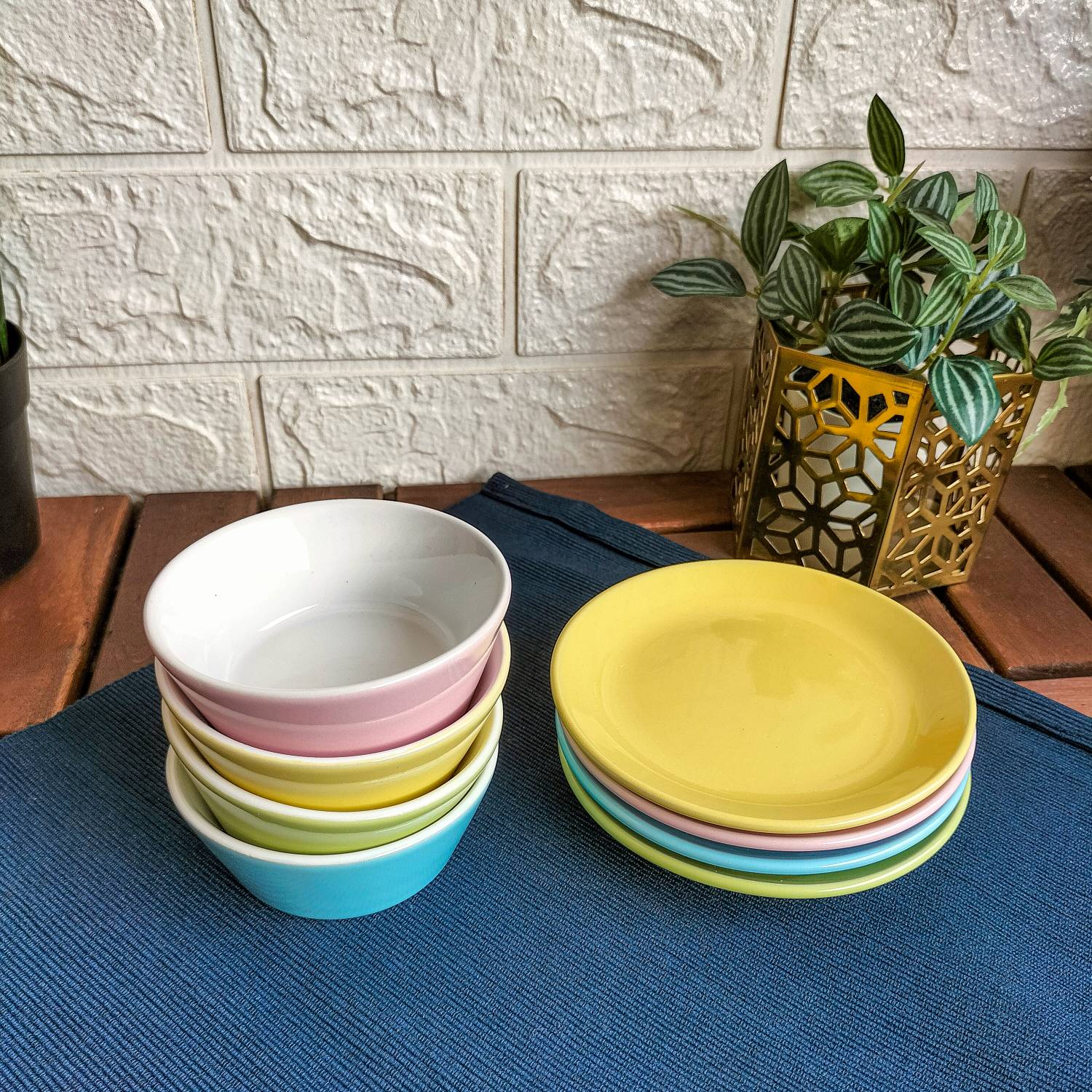 DUKTIG 8-piece plate/bowl playset