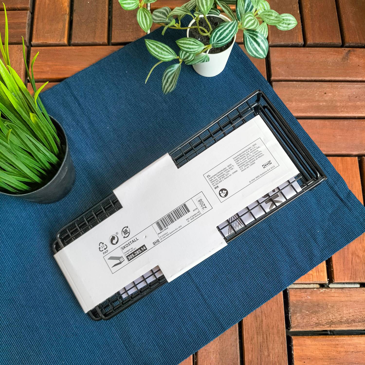 SKOSTALL Shoe organizer, black, 11x19x27 cm