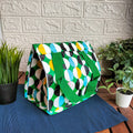FLADDRIG Lunch bag, patterned/multicolour