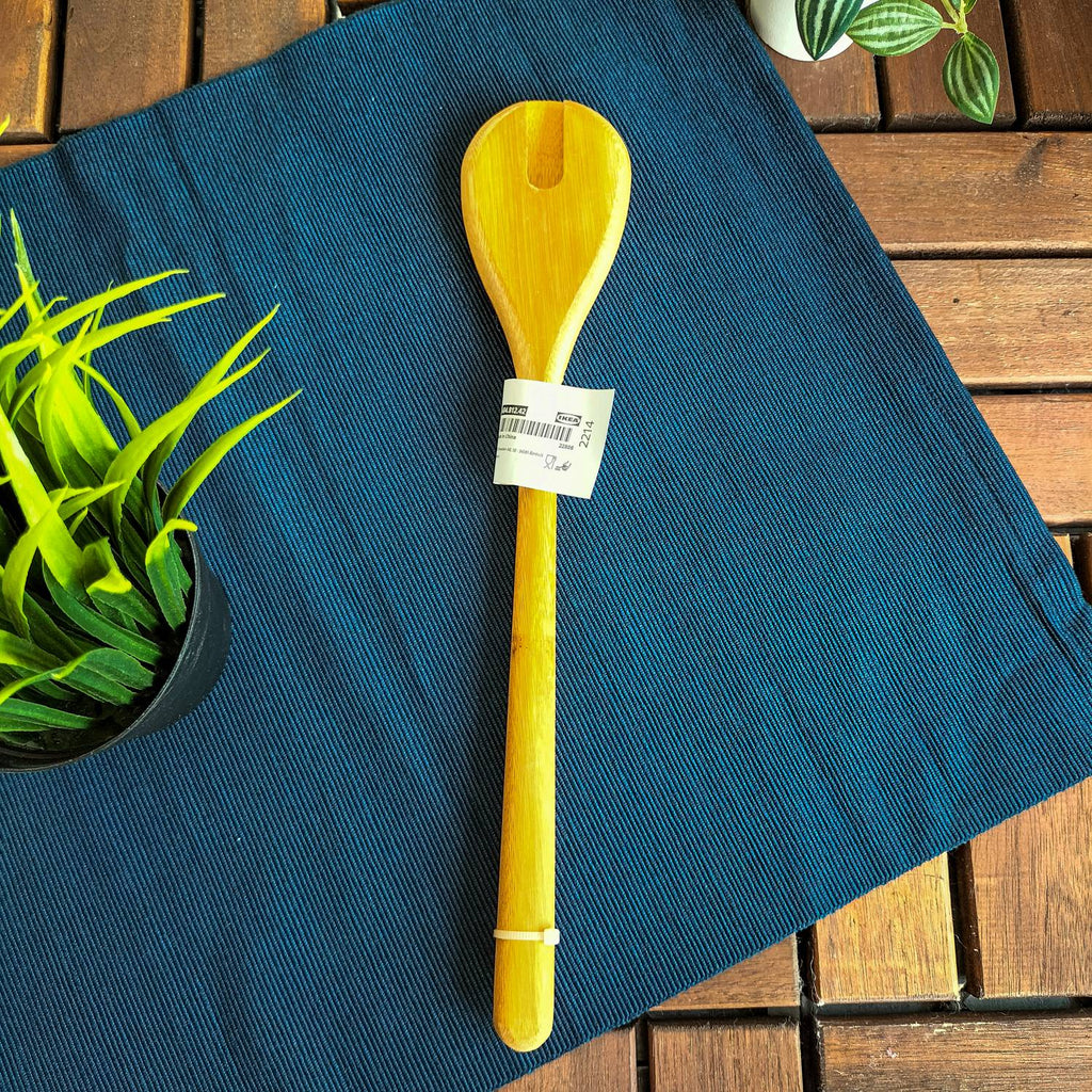 GRÖNSAKER 2-piece salad servers set, bamboo