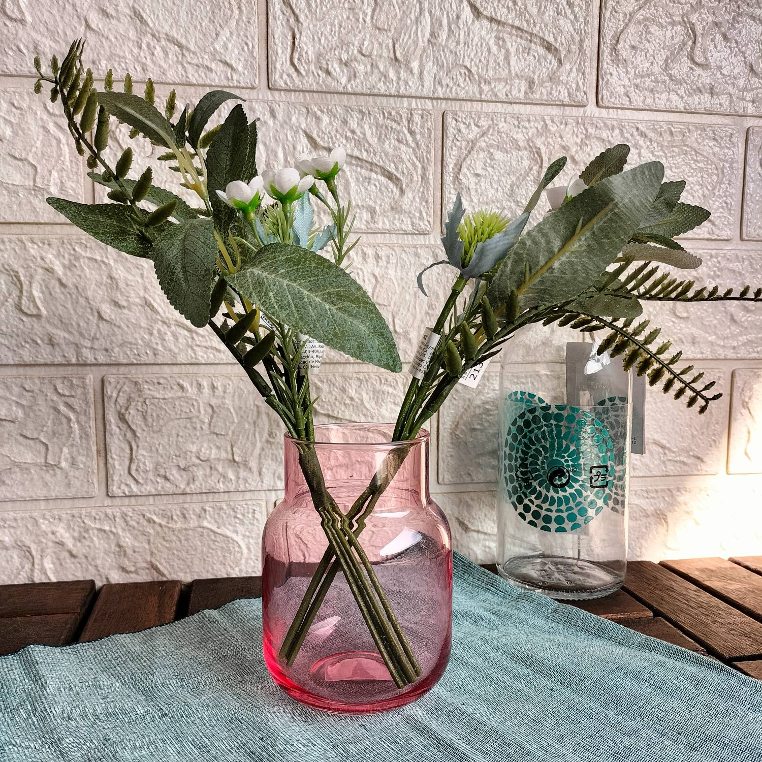 FORENLIG vase 11 cm pink
