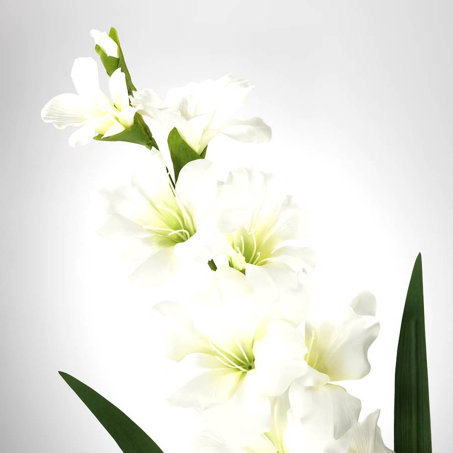 SMYCKA Artificial flower, Gladiolus/white