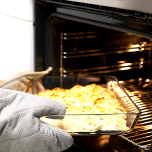 MIXTUR Oven/serving dish, clear glass