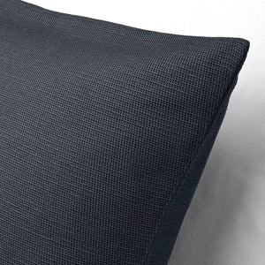 JORDTISTEL Cushion cover, black-blue