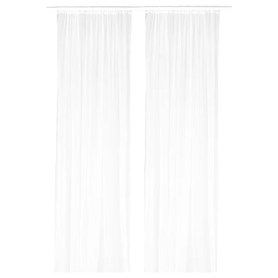 LILL Net curtains, 1 pair, white