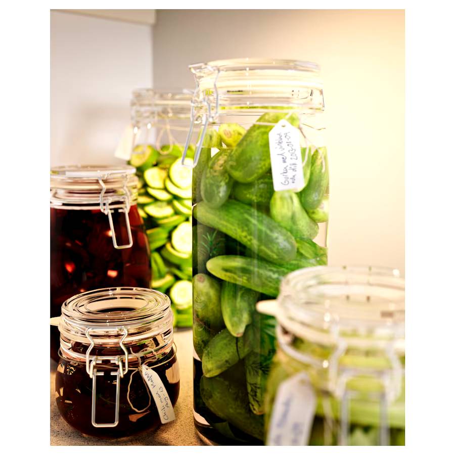 KORKEN Jar with lid 2L