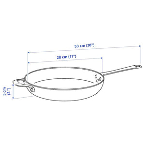 VARDAGEN Frying pan, carbon steel,