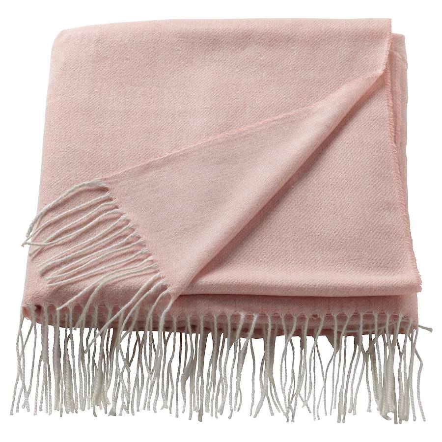 HOLMVI Throw, light pink