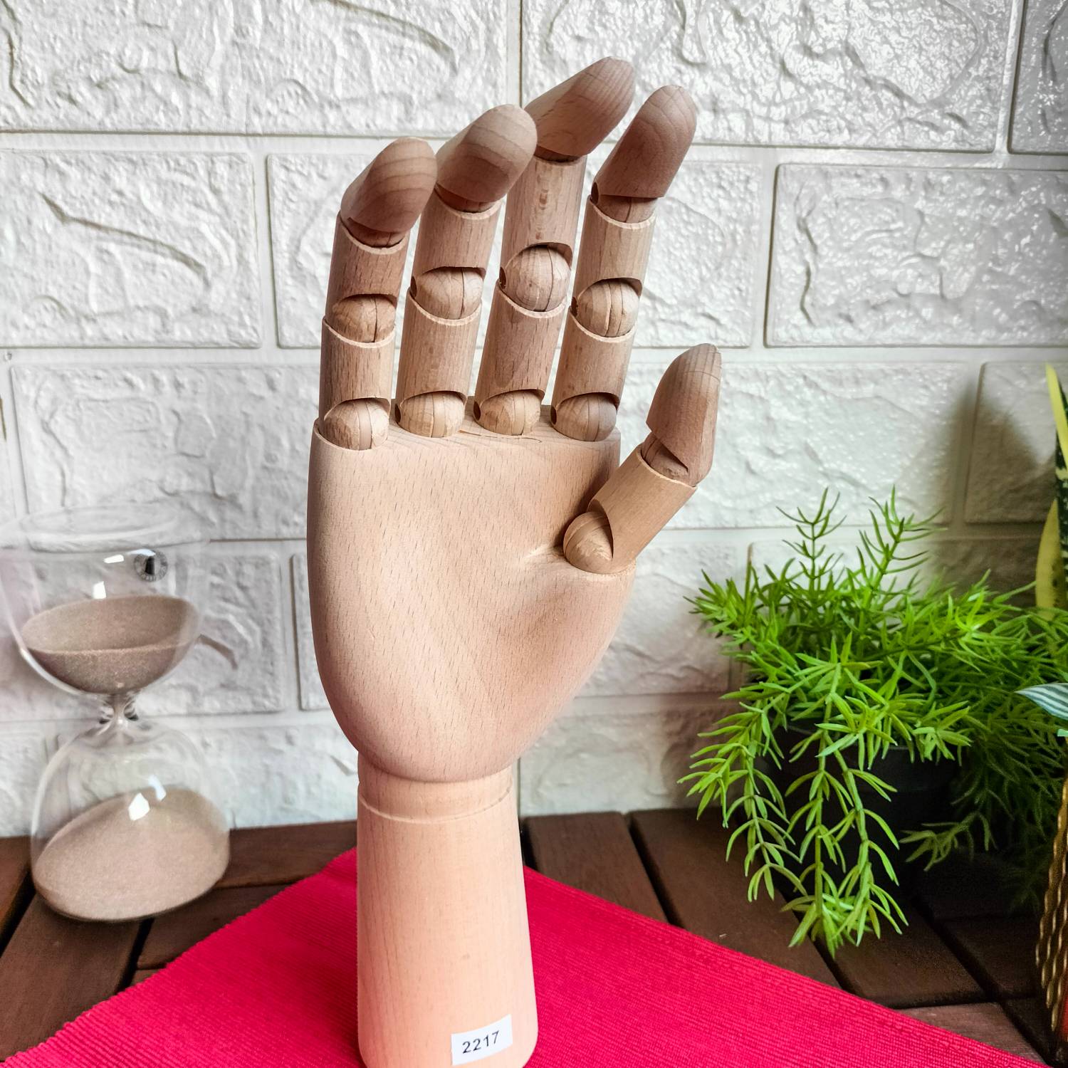 HANDSKALAD Decoration, hand, natural