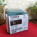 TJINGA Alarm clock, low-voltage/turquoise