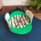 UPPFYLLD Fruit cutter, set of 4, mixed colour