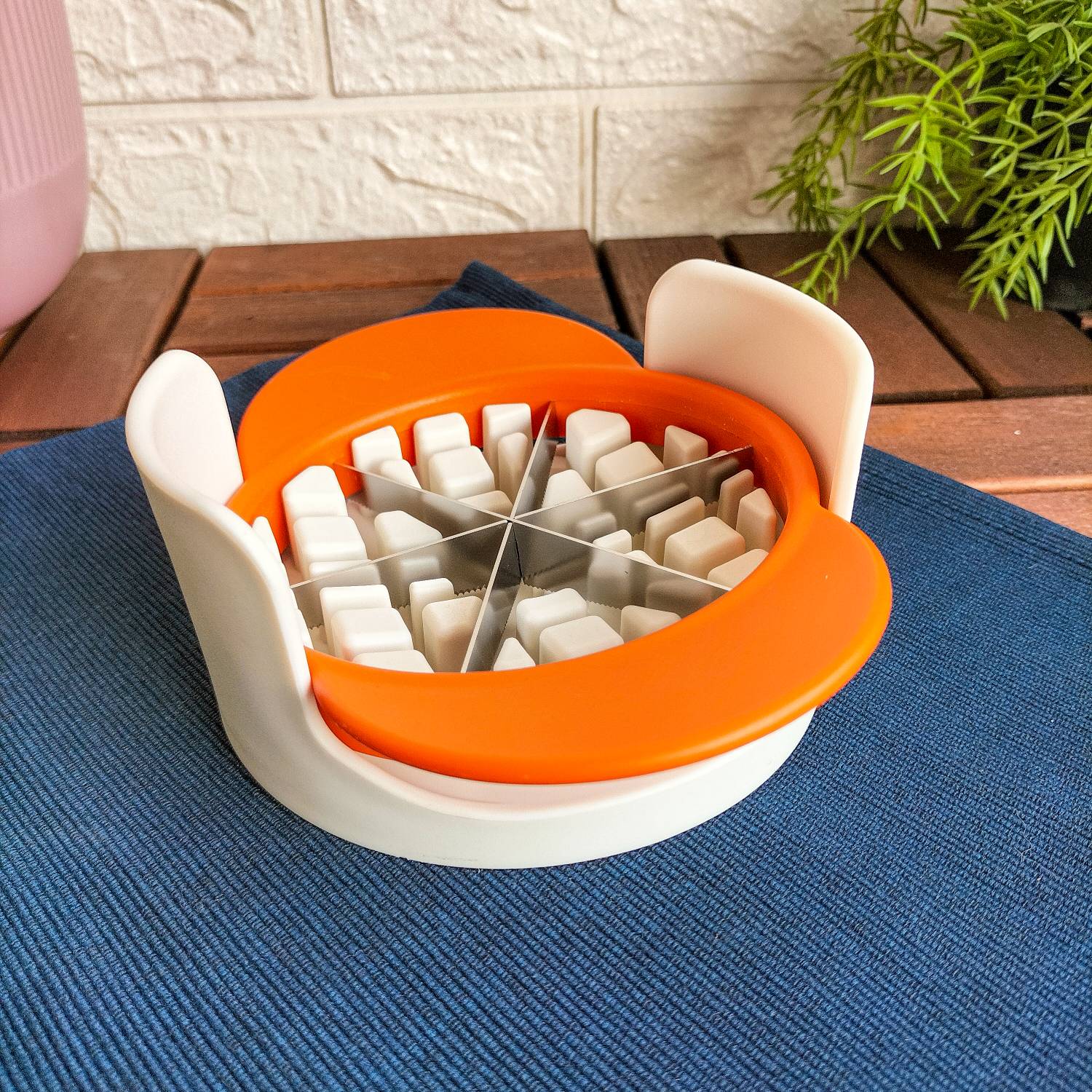 UPPFYLLD Fruit cutter, set of 4, mixed colour