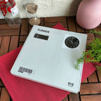 TUNNIS Wall clock, low-voltage/black