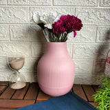 GRADVIS Vase, pink, 21 cm