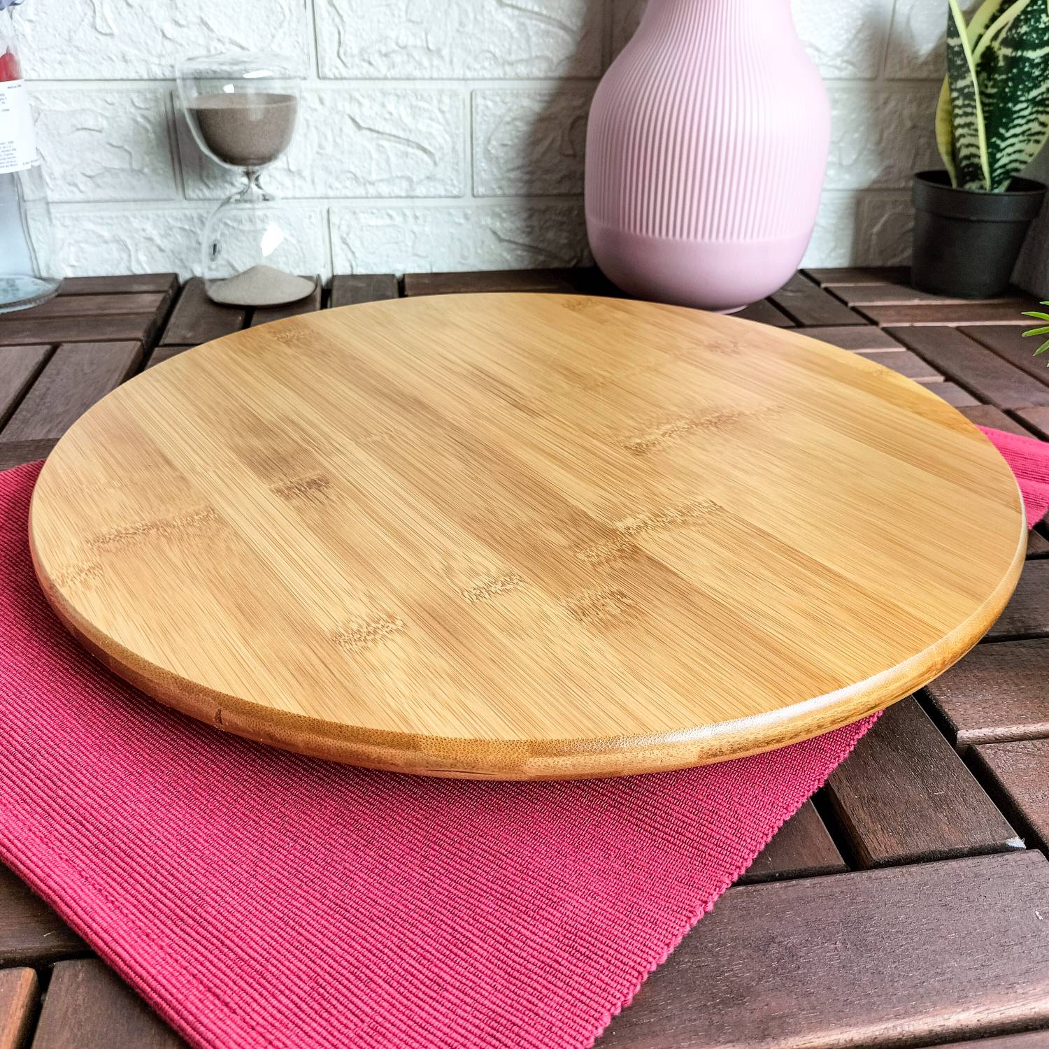 Bamboo Lazy Susan - 39 cms
