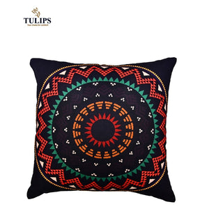 THE FOLK TALE - MAROON CUSHIONS COVERS