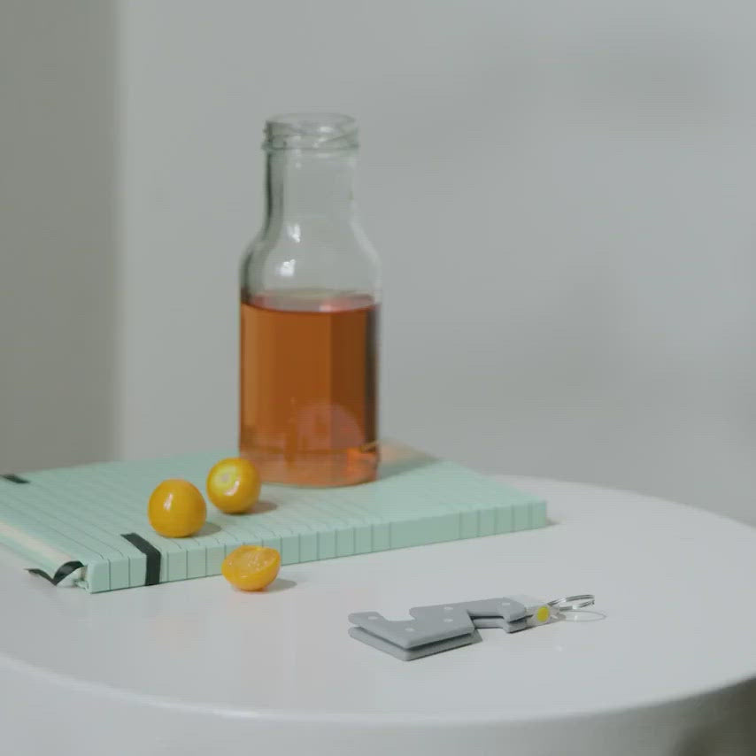 Mobile stand & keychain 