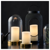 ÄDELLÖVTRÄDLED block candle, set of 3