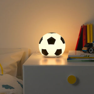 ÄNGARNALED table lamp, football pattern