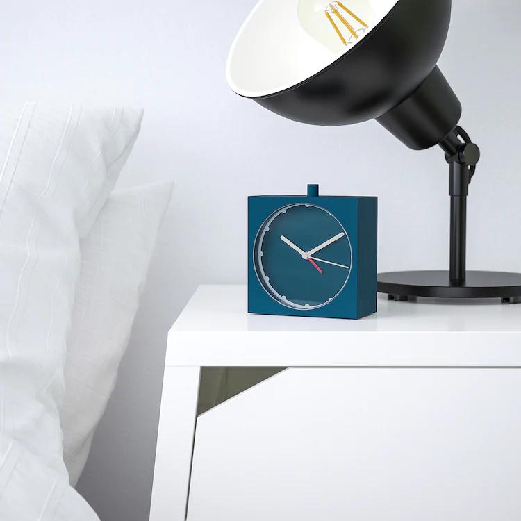 IKEA BAJK Alarm clock, dark blue , Clock IKEA in Pakistan