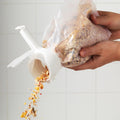 BEVARA

Seal and pour bag clip, white 1 pack
