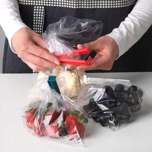 BEVARA

Sealing clip, mixed colours assorted colours/10