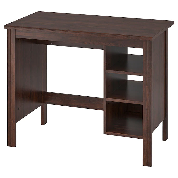 BRUSALI

Desk, brown 90x52 cm