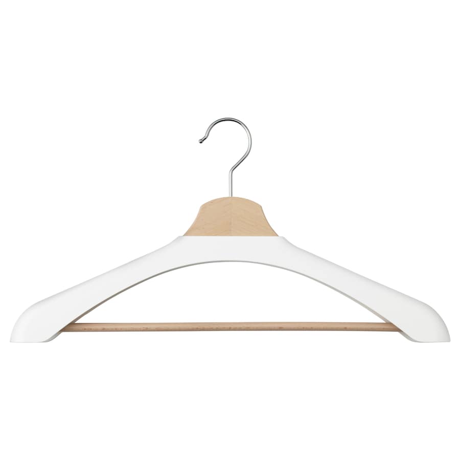 BUMERANG Shoulder shaper for hanger, white