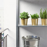 DAIDAIPlant pot, brass-colour 9 cm