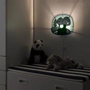 LED wall lamp, forest dark turquoise