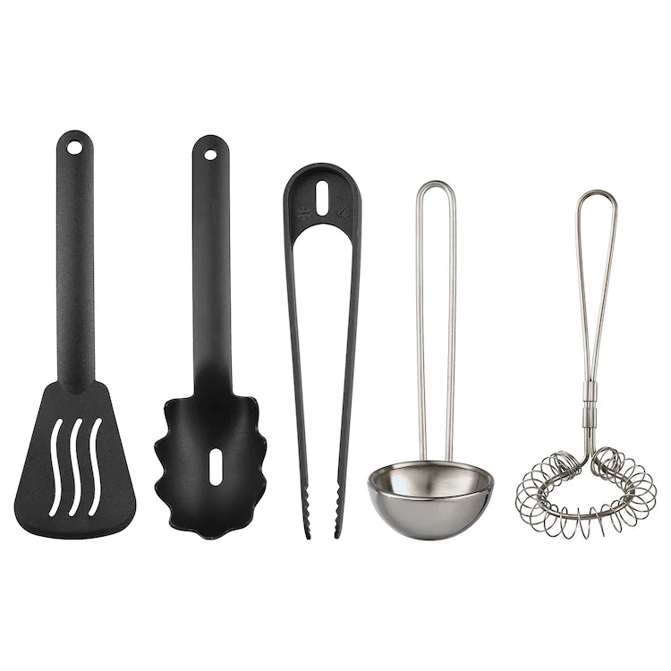 DUKTIG

5-piece toy kitchen utensil set