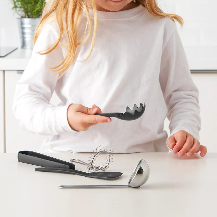 DUKTIG5-piece toy kitchen utensil set