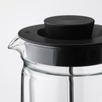 EGENTLIG Coffee/Tea Maker, Double-walled/Clear Glass 0.3 l