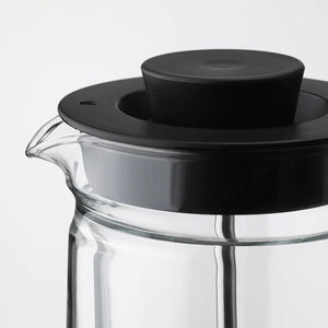 EGENTLIG Coffee/Tea Maker, Double-walled/Clear Glass 0.3 l