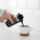 EGENTLIG Coffee/Tea Maker, Double-walled/Clear Glass 0.3 l