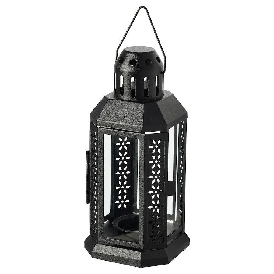 ENRUM Lantern for tealight, pale pink
