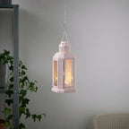 ENRUM Lantern for tealight, pale pink