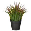 FEJKA

Artificial potted plant, in/outdoor grass/green/red