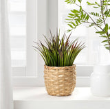 FEJKAArtificial potted plant, in/outdoor grass/green/red