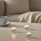 FINSMAK

Tealight holder, clear glass