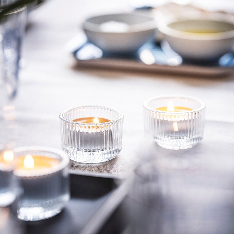 FINSMAK

Tealight holder, clear glass