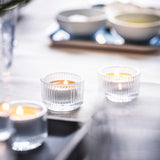 FINSMAKTealight holder, clear glass